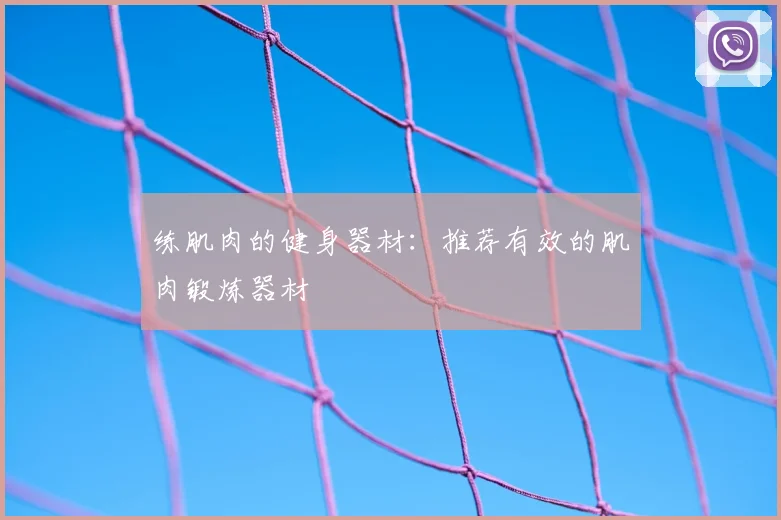 练肌肉的健身器材：推荐有效的肌肉锻炼器材